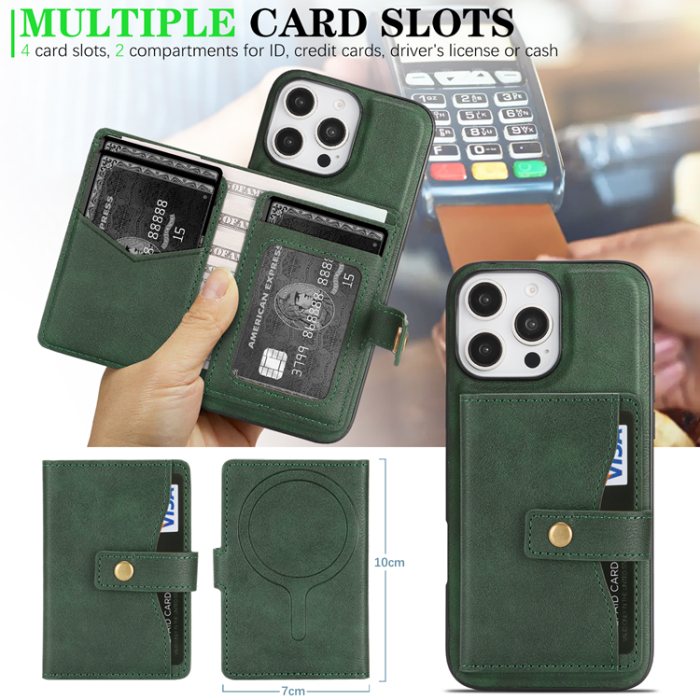 A-One Brand - iPhone 16 Pro Mobilskal MagSafe Detachable Korthållare