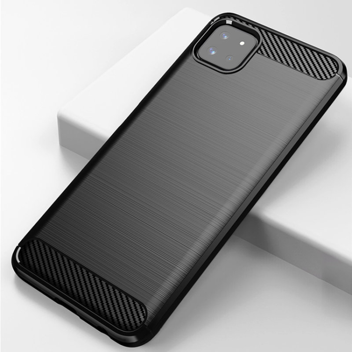 OEM - Galaxy A22 5G Mobilskal Carbon - Svart