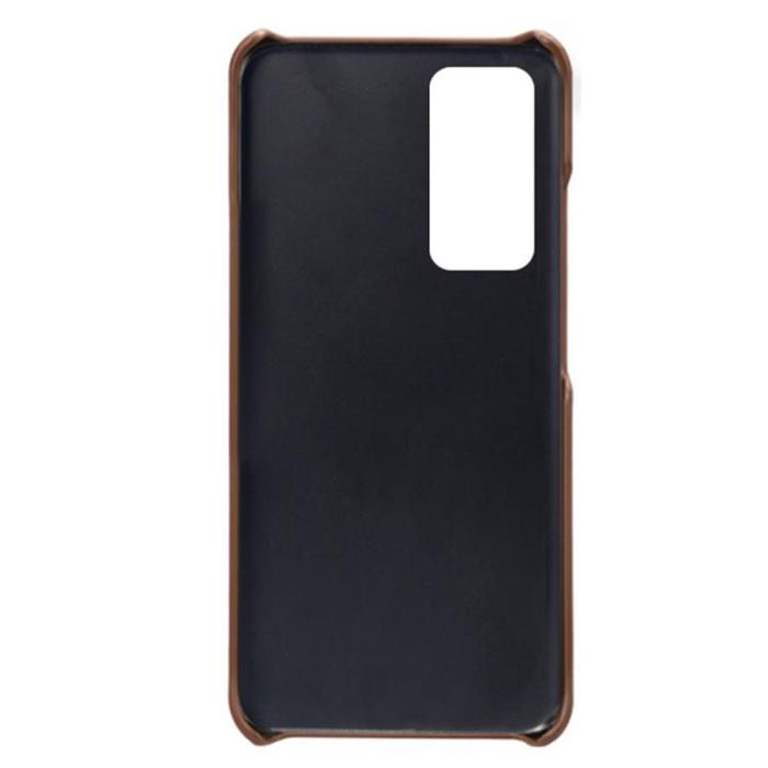 A-One Brand - Korthållare Läder Skal Xiaomi 12/12X - Brun