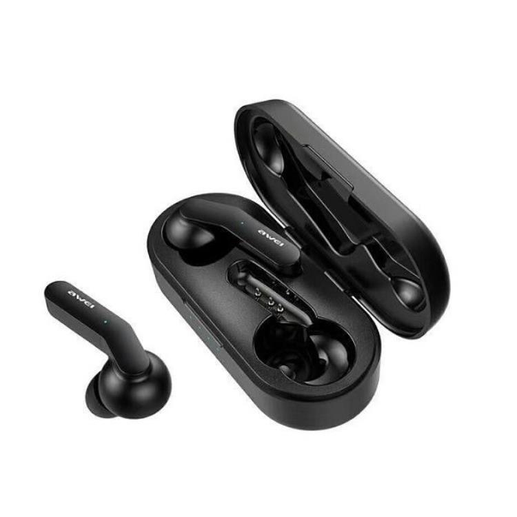 Awei TWS Bluetooth In-Ear Hörlurar T10C - Svart | 505771 | AlltMobil