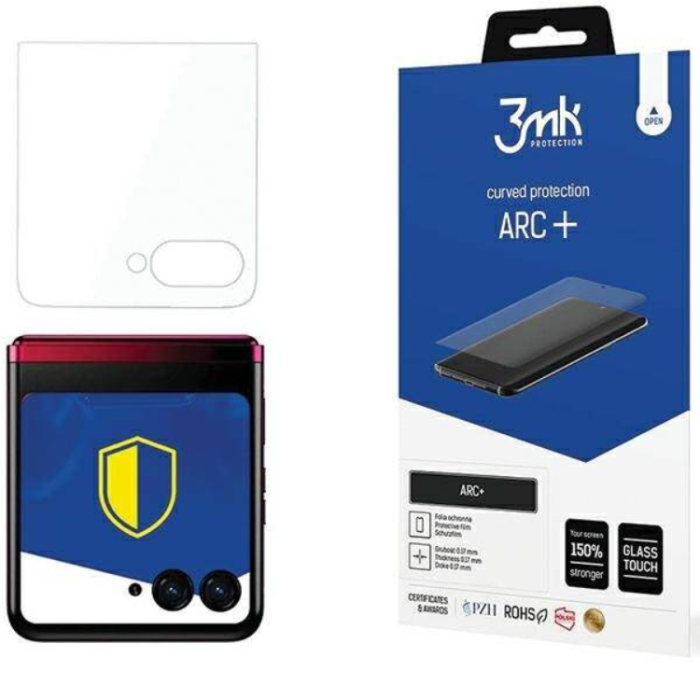 3MK - 3MK Motorola Razr 40 Ultra Plastfilm Skärmskydd ARC+ Transparent