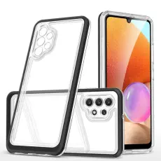 OEM - Galaxy A32 5G Skal Clear 3in1 - Svart