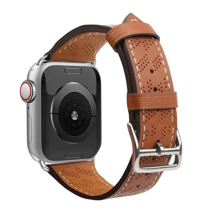 OEM - Apple Watch Ultra/SE/8/7/6/5/4 (41/42/38mm) Armband - Ljusbrun