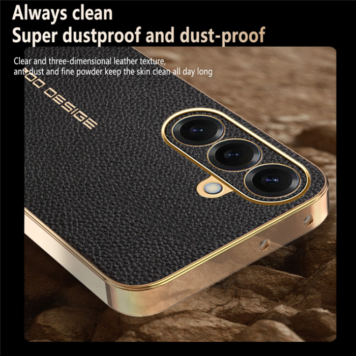 A-One Brand - Galaxy S26 Plus Mobilskal Litchi Texture Anti Scratch