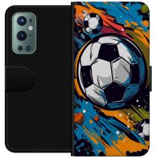iSecrets - Pl&aring;nboksfodral till OnePlus 9 Pro med Fotbollar