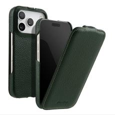 Melkco - MELKCO Mobilskal till iPhone 17 Pro Max &Auml;kta L&auml;der + PC - Gr&ouml;n