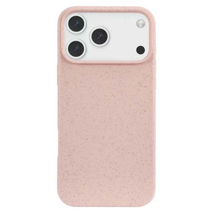 A-One Brand - iPhone 17 Pro Mobiskal Biodegradable Wheat Straw+TPU - Rosa