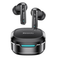 Yesido - YESIDO TWS Trådlösa Bluetooth-Hörlurar In-ear ANC + ENC TWS37 - Svart