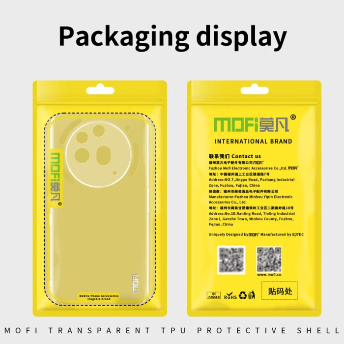 Mofi - MOFI Nothing Phone (3a) Pro Mobilskal Ultra-Thin TPU - Clear