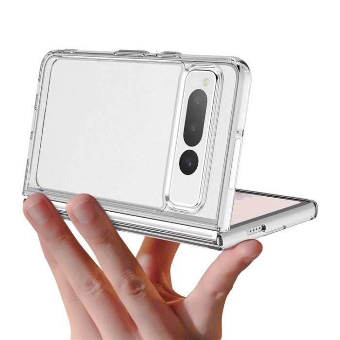 OEM - Google Pixel Fold Mobilskal Anti-Scratch TPU + Acrylic - Transparent