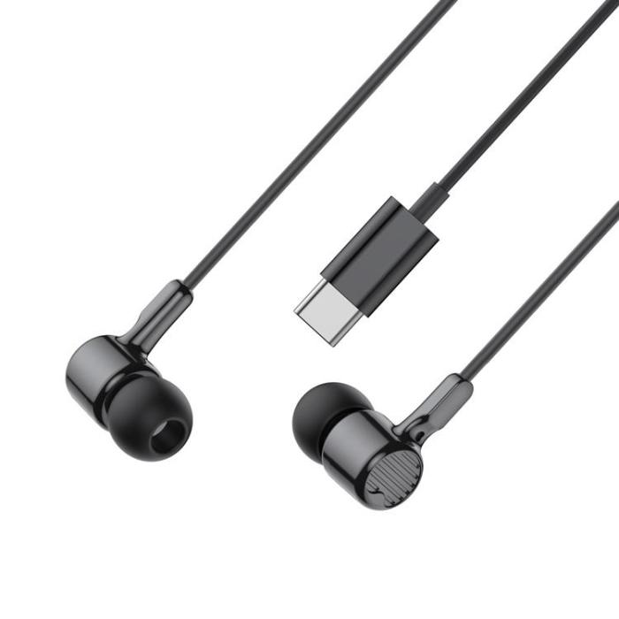 XO - XO In-Ear Trådbundna Hörlurar USB-C EP81 - Svart