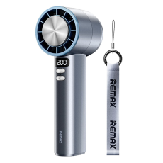 Remax - REMAX Handfläkt Turbo boost med Display RS-SF12 - Marinblå