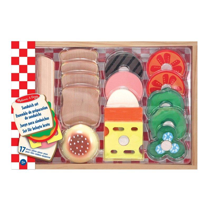 MND Leksak Wooden Sandwich Making Play Set
