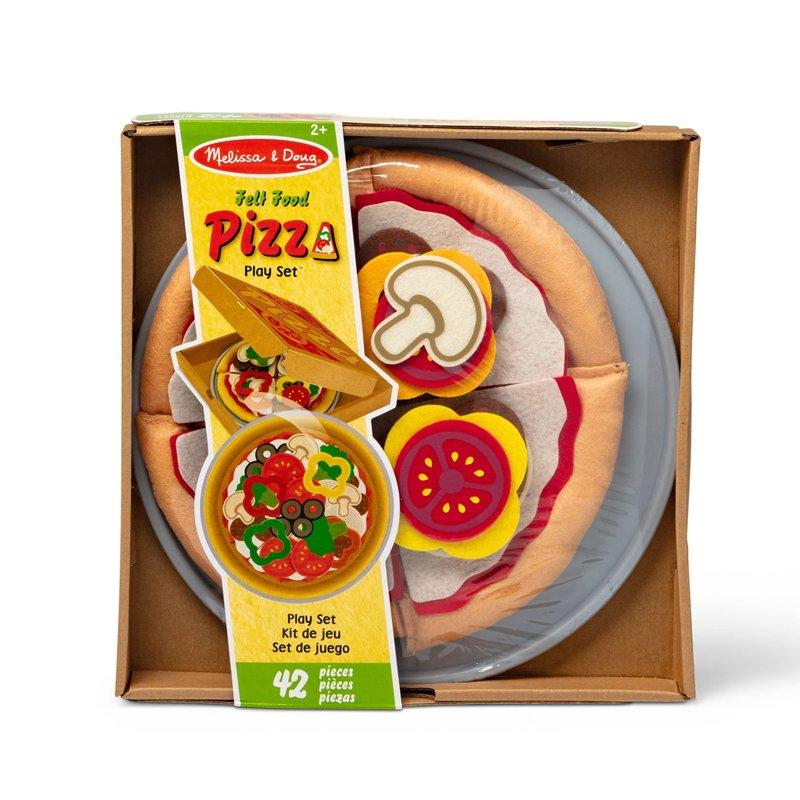 MND Leksaksmat Felt Food Pizza Set
