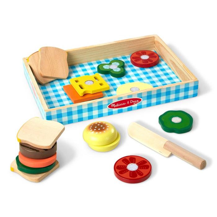 MND - MND Leksak Wooden Sandwich Making Play Set