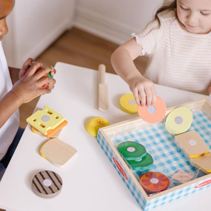 MND - MND Leksak Wooden Sandwich Making Play Set