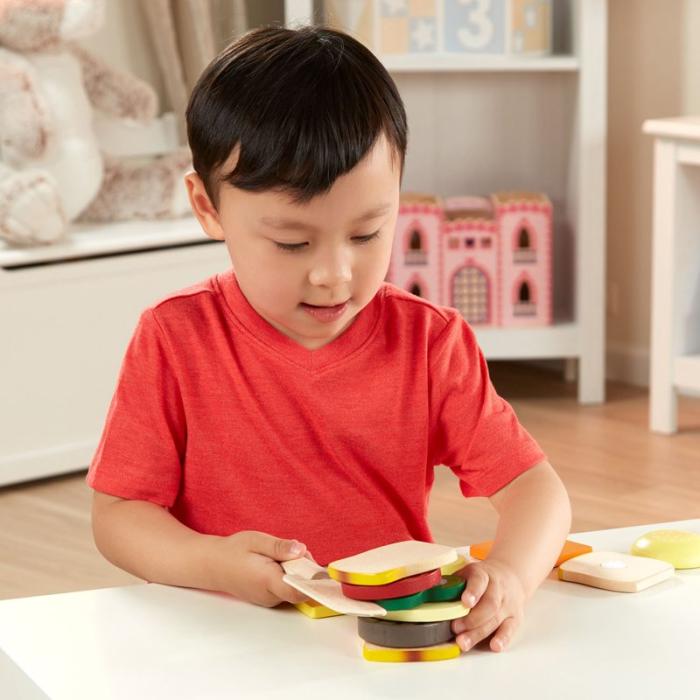 MND - MND Leksak Wooden Sandwich Making Play Set
