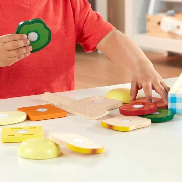 MND - MND Leksak Wooden Sandwich Making Play Set