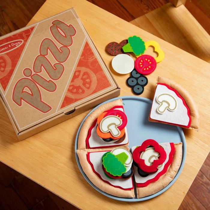 MND - MND Leksaksmat Felt Food Pizza Set