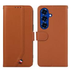OEM - Mobilfodral f&ouml;r Samsung Galaxy S26 Plus Konstl&auml;der RFID - Brun