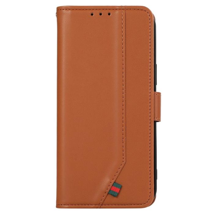 OEM - Mobilfodral för Samsung Galaxy S26 Plus Konstläder RFID - Brun