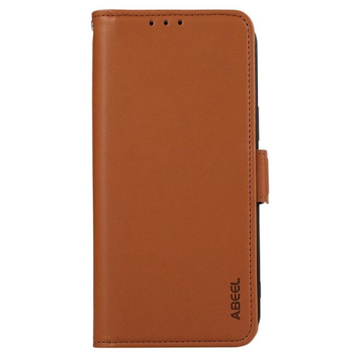 ABEEL - ABEEL Plånboksfodral för Samsung Galaxy S26 Plus Konstläder RFID - Brun