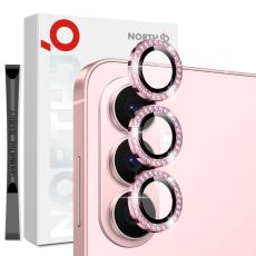 NORTHJO - NORTHJO Sk&auml;rmskydd f&ouml;r Samsung Galaxy S26 Plus Kameraskydd Tempererat glas Rosa