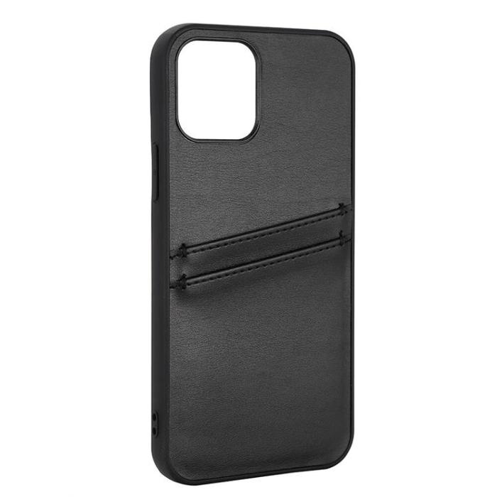 BUFFALO - Buffalo iPhone 12/12 Pro Skal Korthållare - Svart