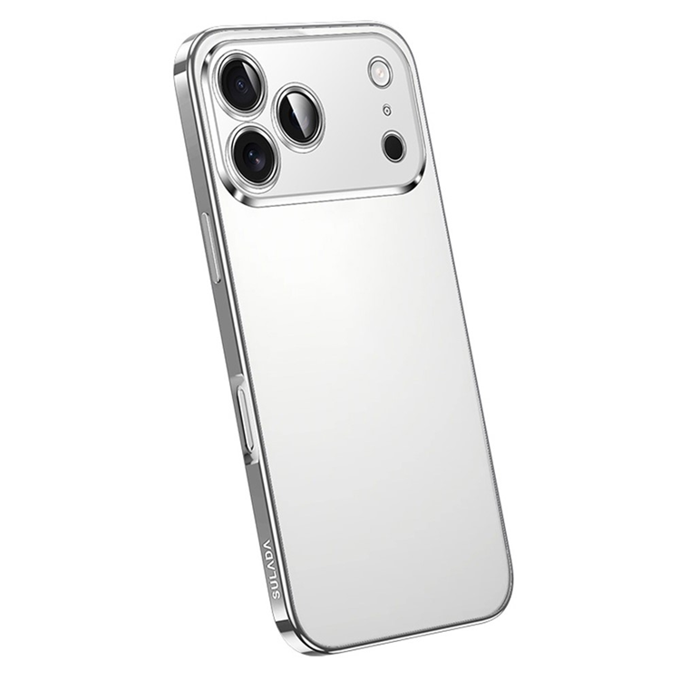 SULADA iPhone 17 Pro Max Mobilskal Electroplating Nature Matte - Silver | 2353 | AlltMobil