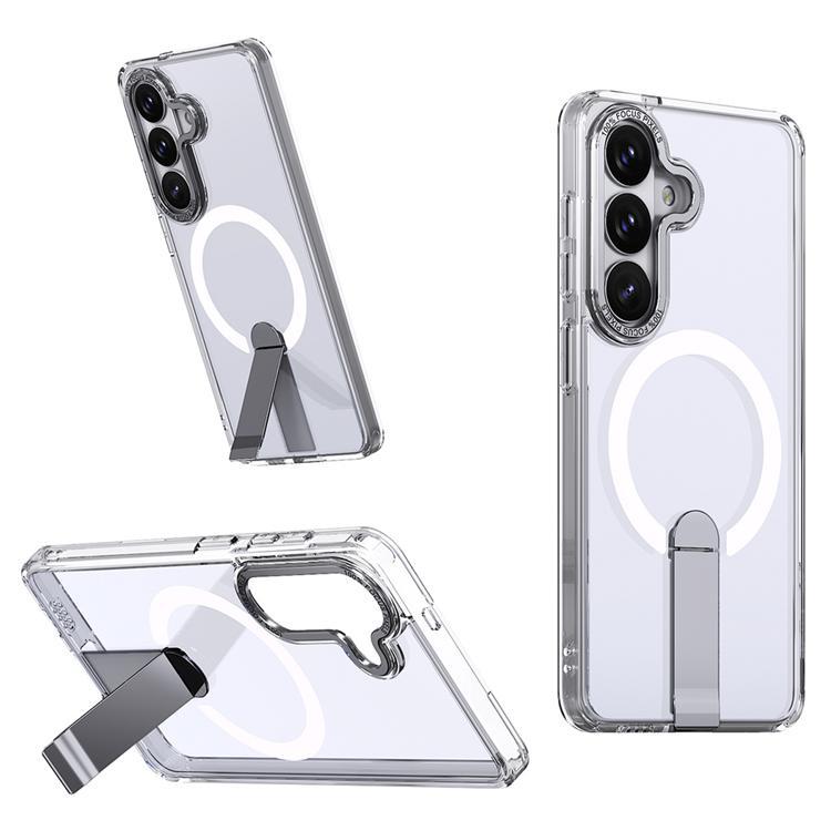 Mobilskal för Galaxy S26 MagSafe Hybrid Armor X med Stativ - Transparent | 2353 | AlltMobil