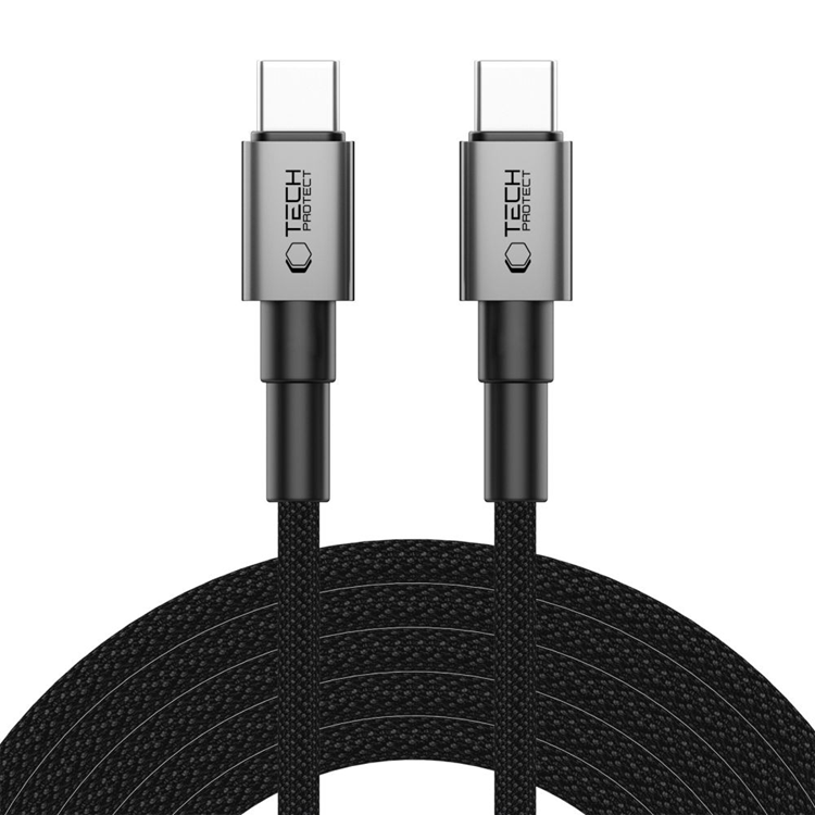 Tech-Protect USB-C Till USB-C kabel Ultraboost 300CM 60W - Grå | 3541 | AlltMobil