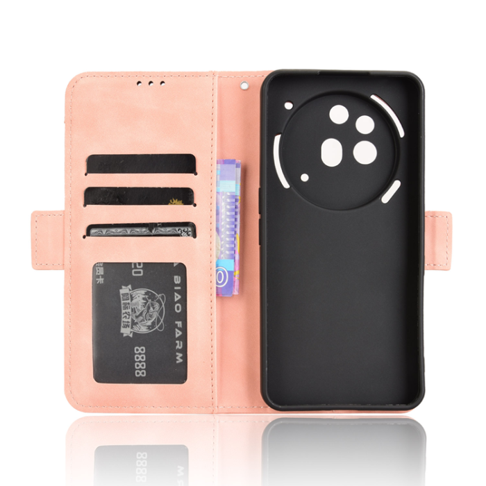 A-One Brand - Nothing Phone (3a) Pro Plånboksfodral Läder - Rosa