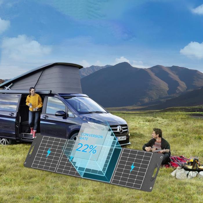 Choetech - Choetech Solar Panel (400W) Light Weight - Svart