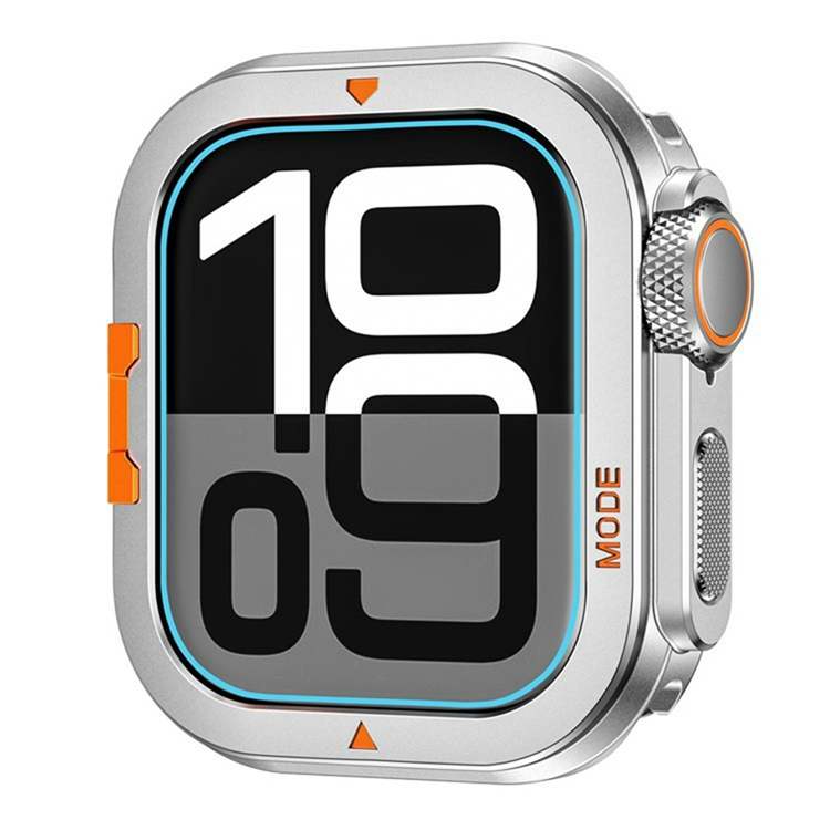 Apple Watch 7/8/9 (45mm) Skal Metal - Silver | 5123 | AlltMobil