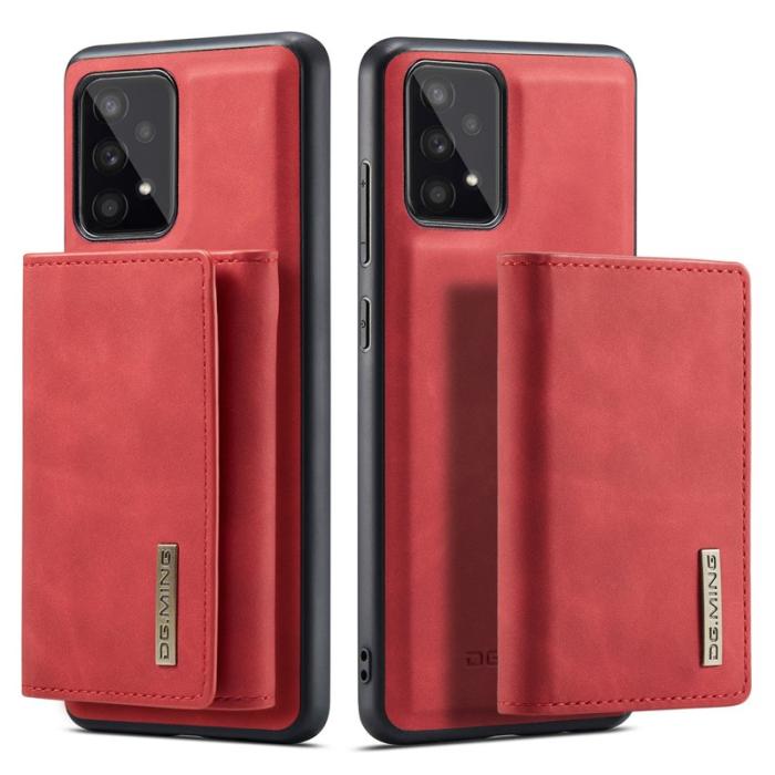 DG.MING - DG.MING Konstläder Plånboksfodral för Samsung Galaxy A53 5G - Röd