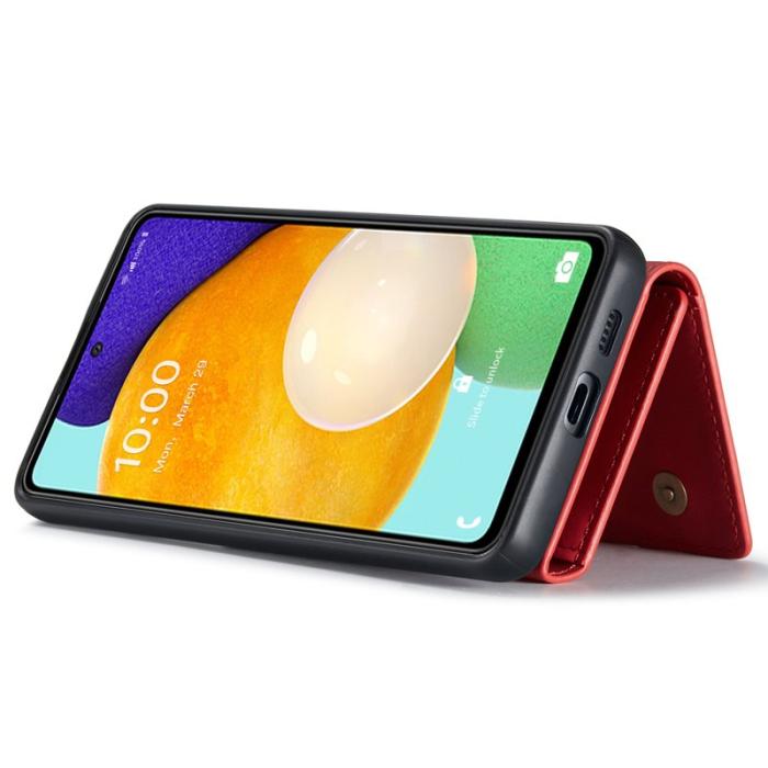 DG.MING - DG.MING Konstläder Plånboksfodral för Samsung Galaxy A53 5G - Röd