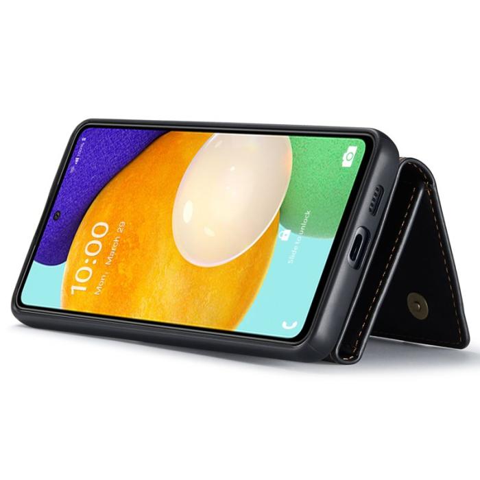 DG.MING - DG.MING Konstläder Plånboksfodral för Samsung Galaxy A53 5G - Svart