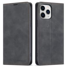 FORWENW - FORWENW Fantasy Series Pl&aring;nboksfodral i Konstl&auml;der f&ouml;r iPhone 13 Pro Max - Svart