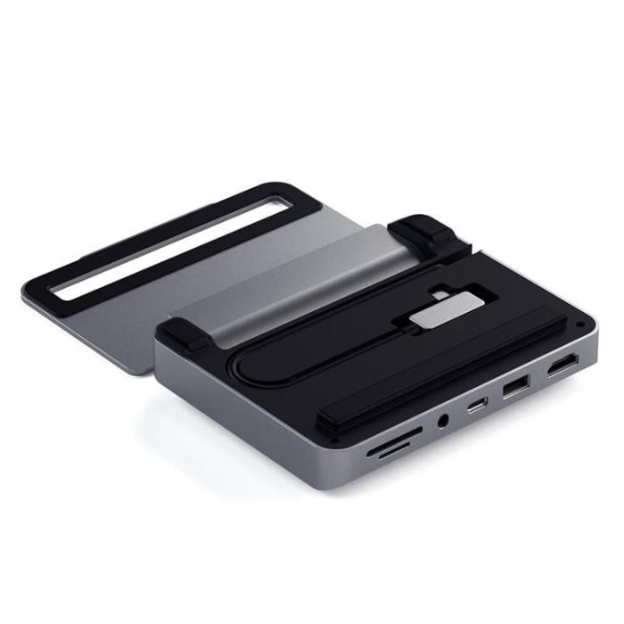 Satechi - Satechi Aluminum Stand Hub - Rymdgrå