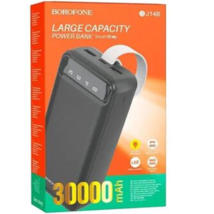 Borofone - Borofone BJ14B Powerbank 30000mAh - Svart