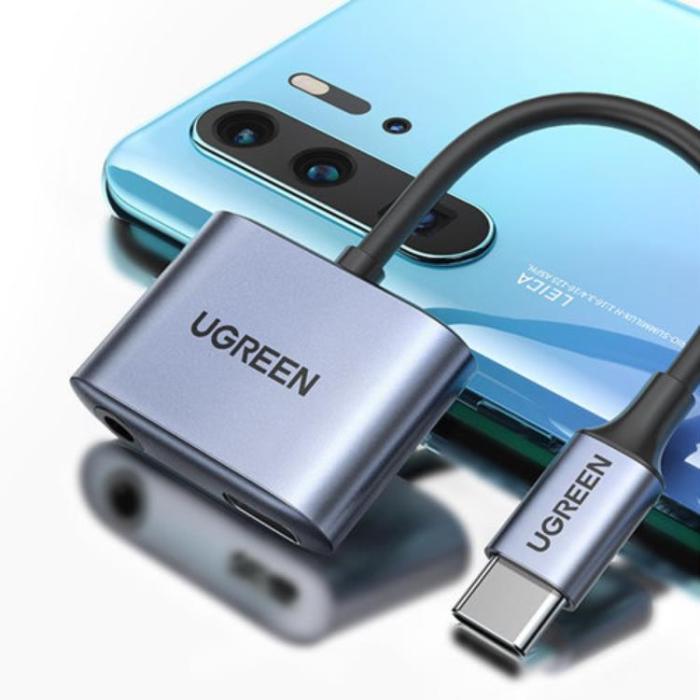 UTGATT5 - Ugreen Audio Adapter USB-C - Grå