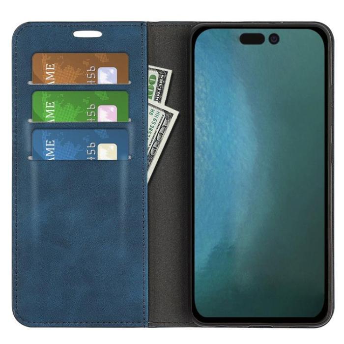 OEM - Folio iPhone 14 Pro Plånboksfodral - Blå