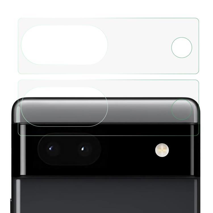 [2-PACK] Google Pixel 7 Pro Kameralinsskydd i Härdat glas Arc Edge - Clear | 5468 | AlltMobil