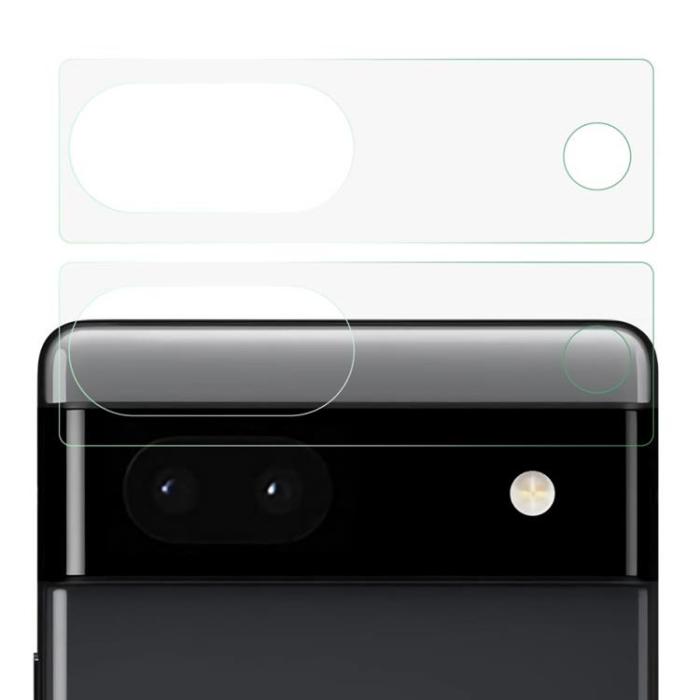 A-One Brand - [2-PACK] Google Pixel 7 Pro Kameralinsskydd i Härdat glas Arc Edge - Clear