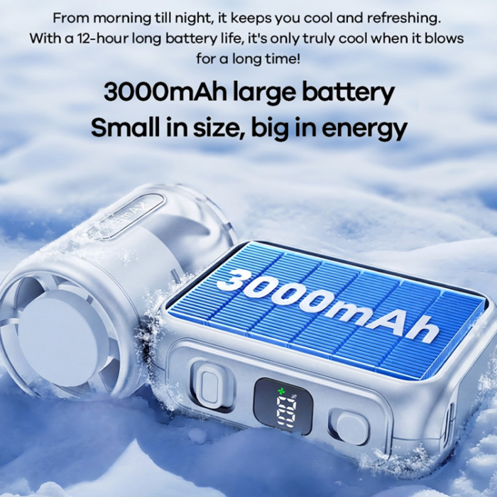 Remax - Remax Handhållen Mini Fläkt RS-SF25 3000mAH - Blå