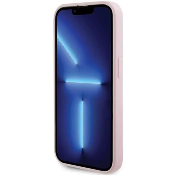 Guess - Guess iPhone 14 Pro Max Mobilskal Magsafe Saffiano - Rosa