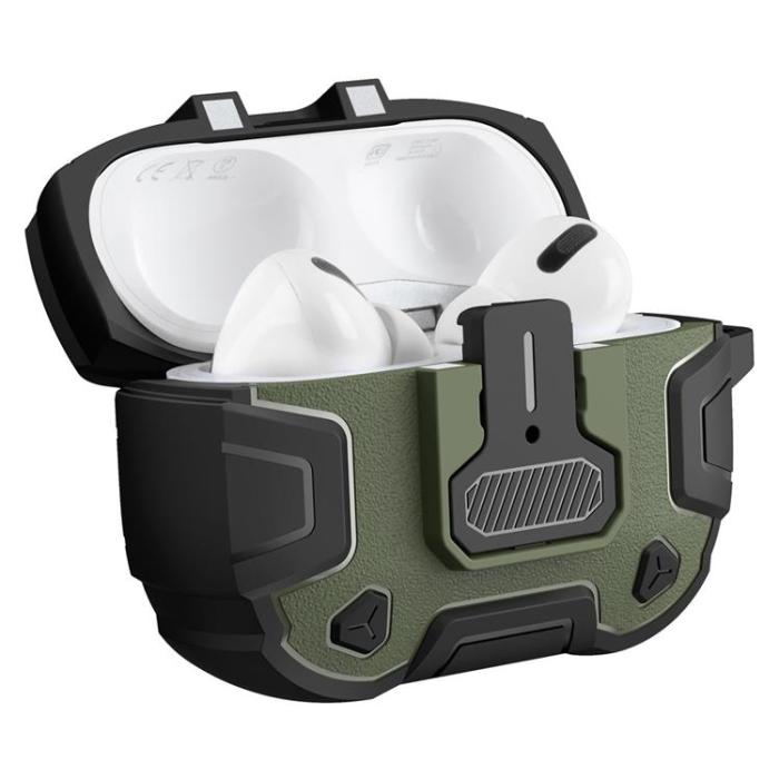 UTGATT1 - Nillkin AirPods Pro 2 Skal Bounce Pro Armored - Grön
