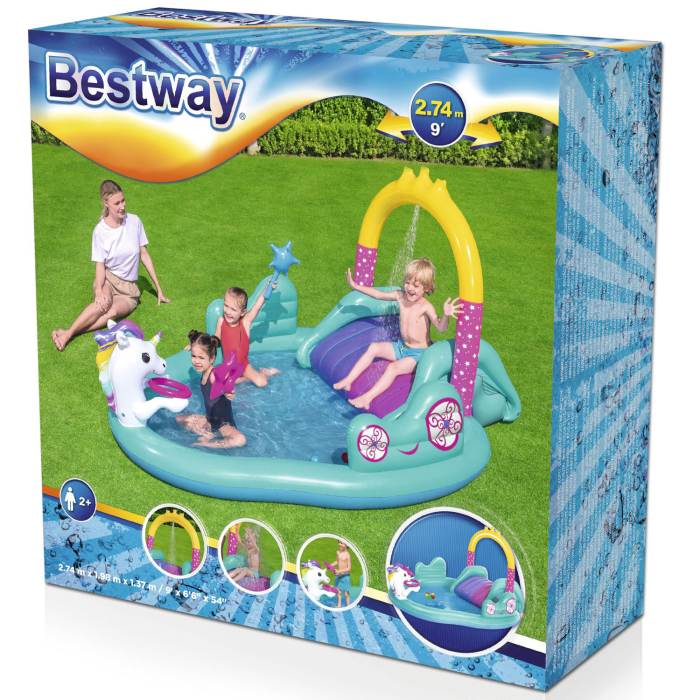 UTGATT5 - BESTWAY Magical Unicorn Playcenter 2,74x1,98x1,37m