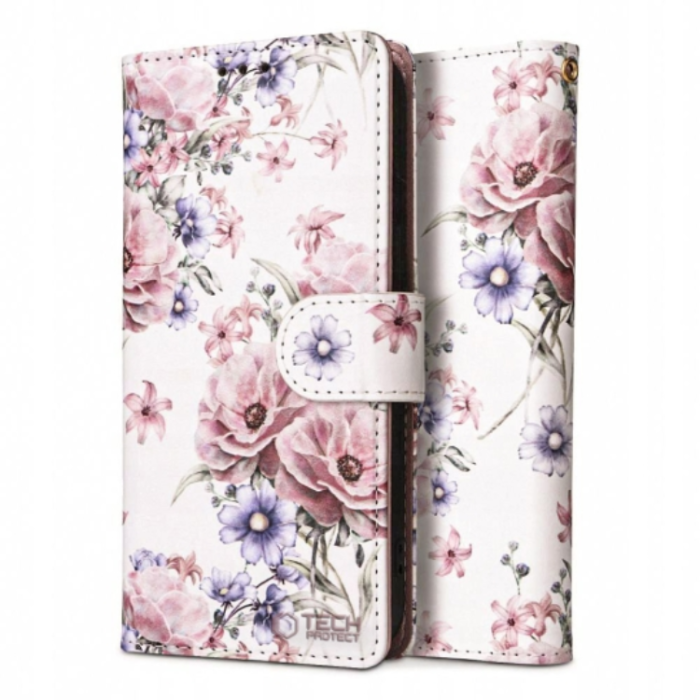 Tech-Protect - Tech-Protect Galaxy A16 4G/5G Plånboksfodral - Blossom Flower