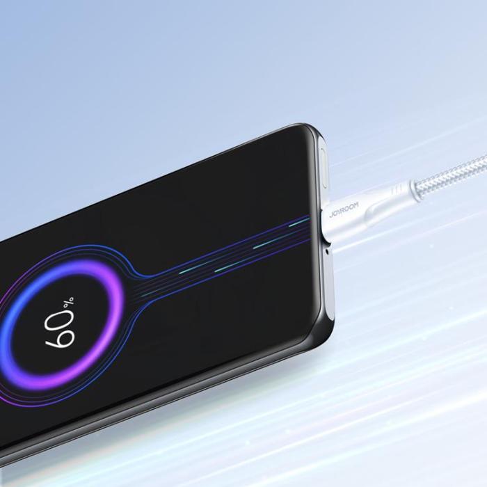UTGATT1 - Joyroom Surpass USB Till Micro USB Kabel 1.2 m - Vit